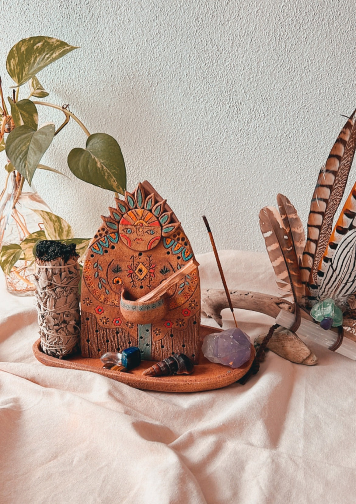 Goddess Altar – A Sacred Space for Light & Intention