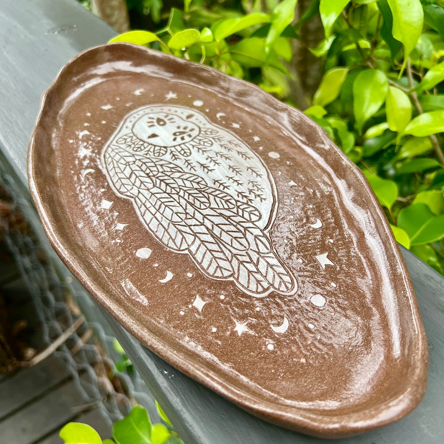 Avalan Mystic Owl Platter