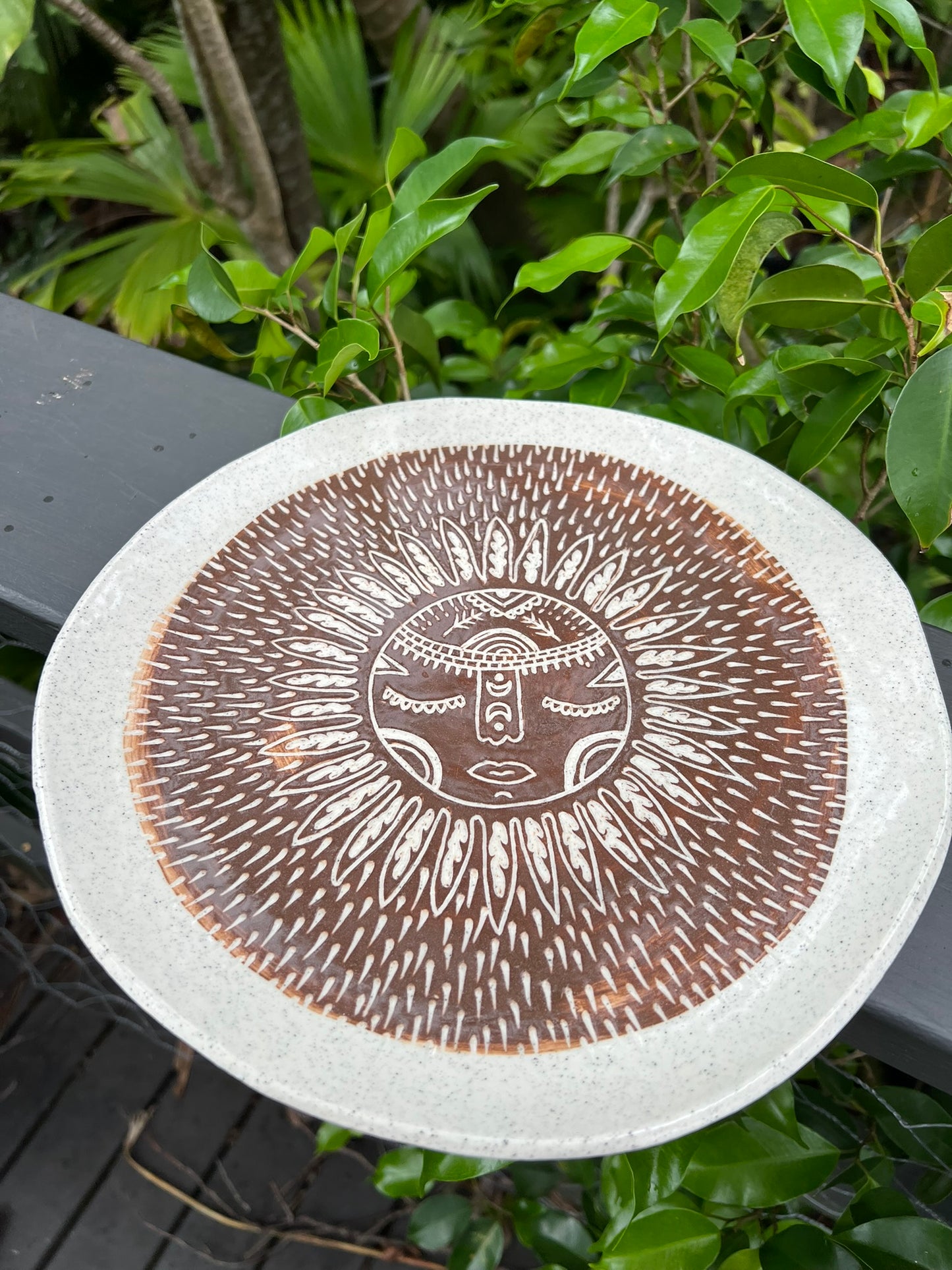 Avalan Desert Sun Platter Round