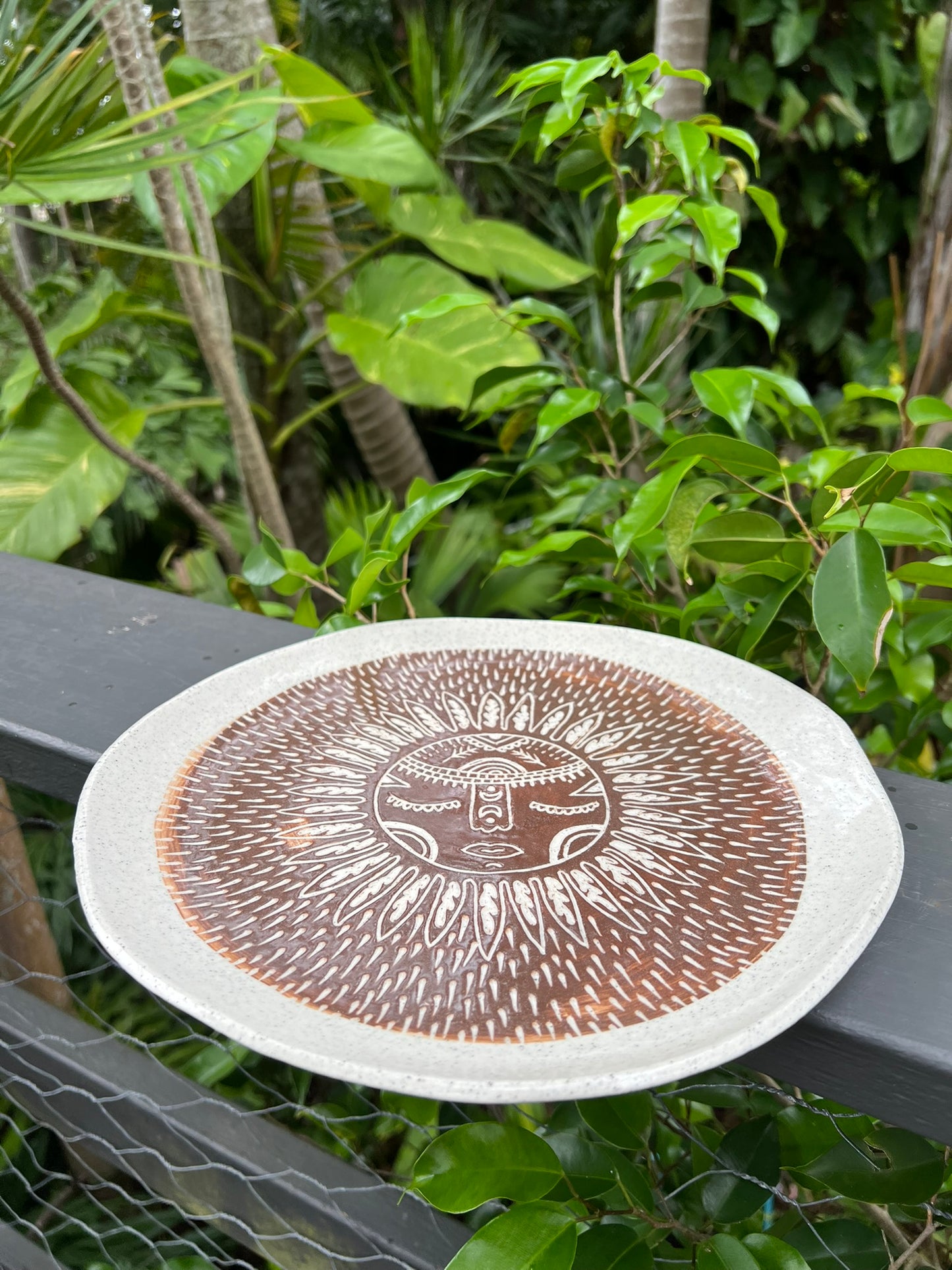 Avalan Desert Sun Platter Round