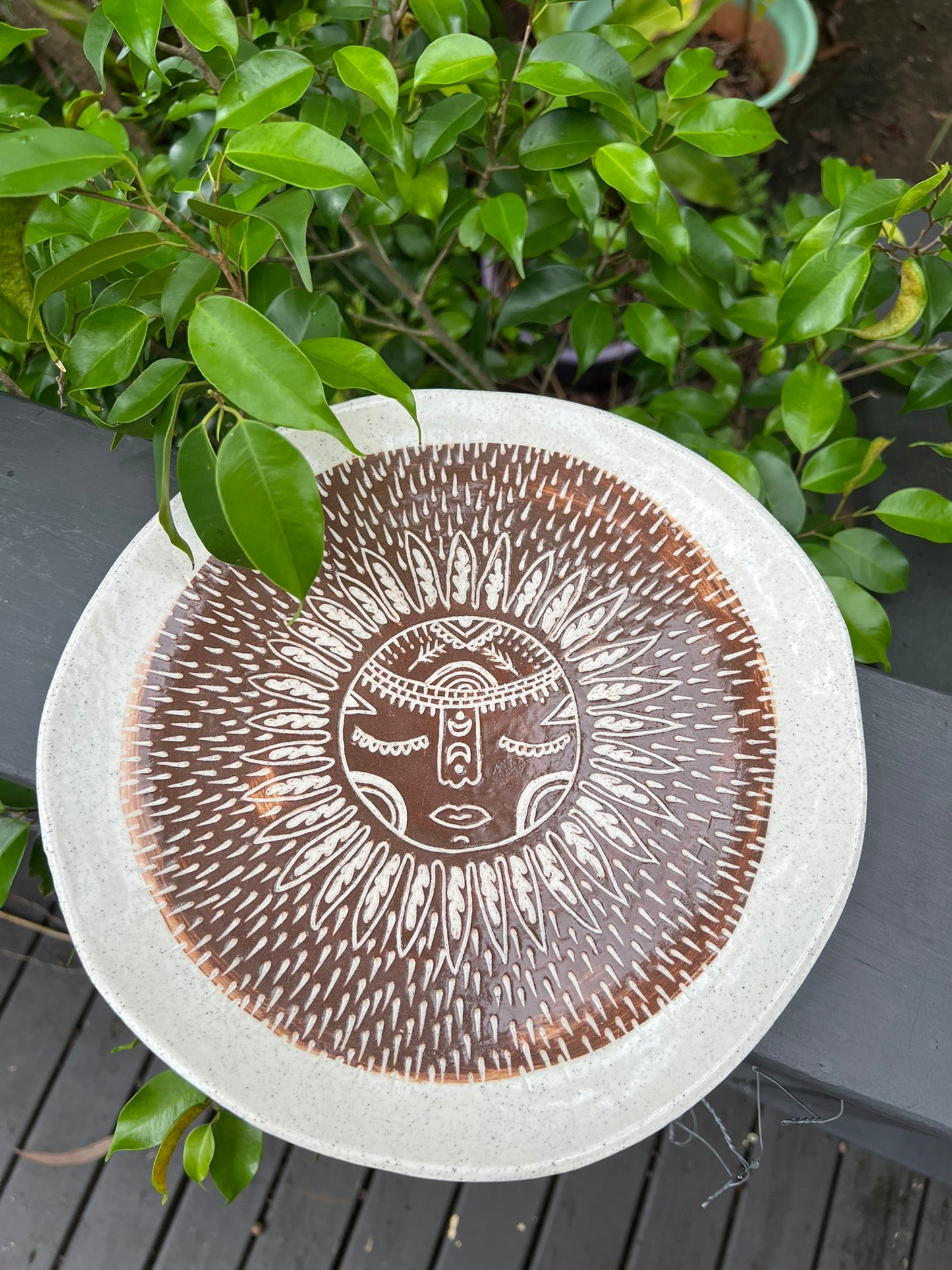 Avalan Desert Sun Platter Round