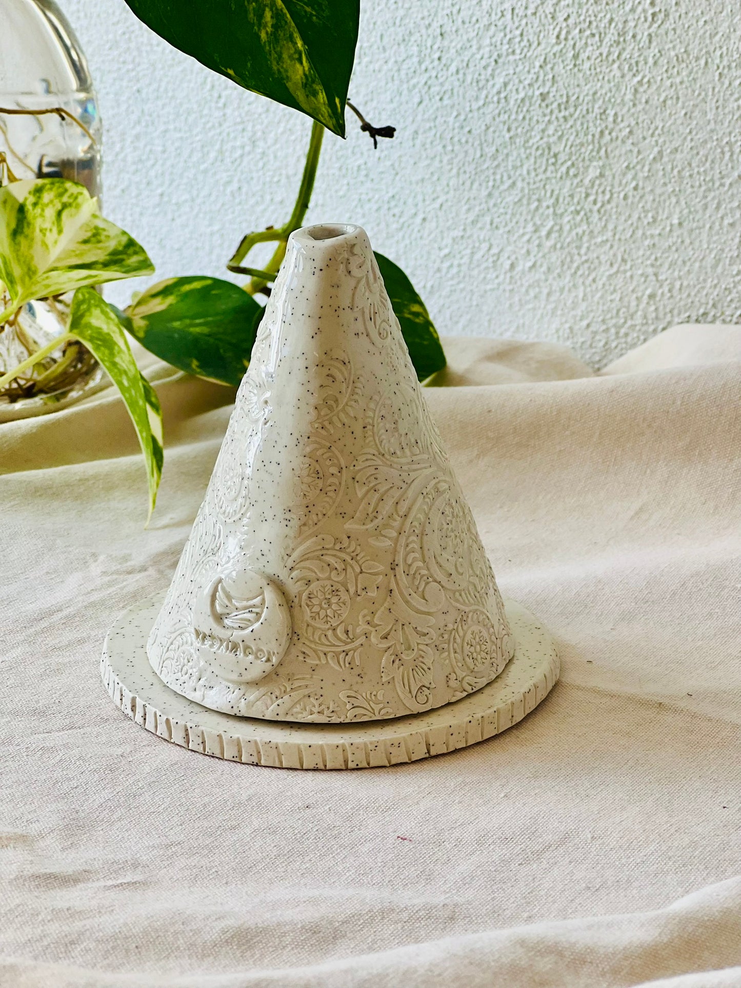 Cone Filigree Incense Burner